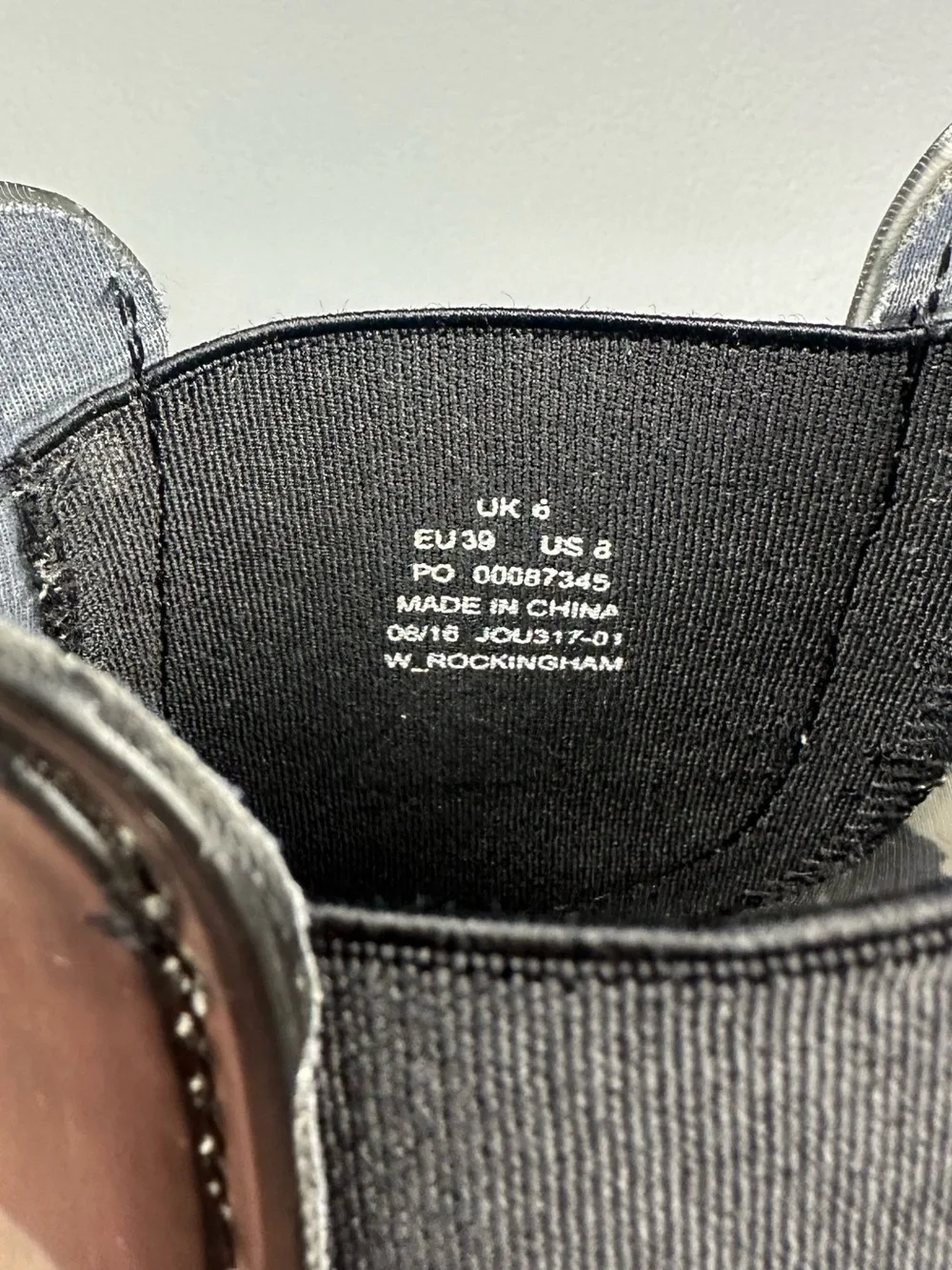 Joules Rockingham Floral Rain Chelsea Boots Waterproof Women’s US 8 Black